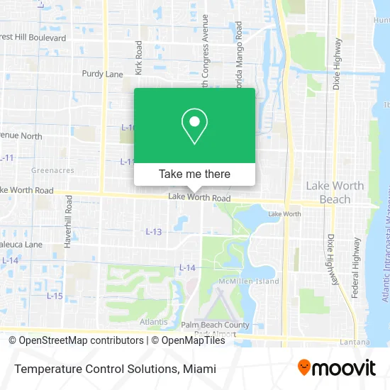 Temperature Control Solutions map