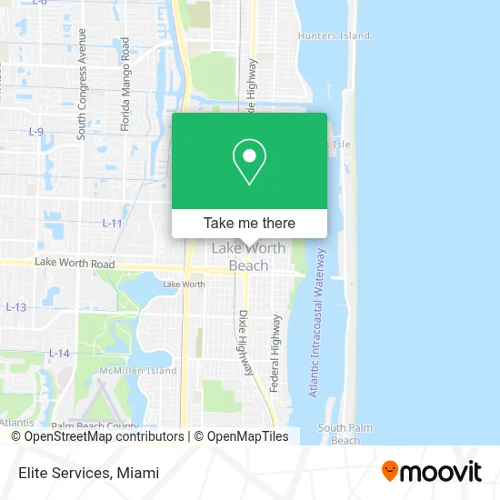 Elite Services map