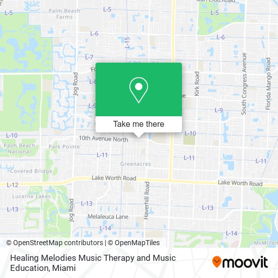 Mapa de Healing Melodies Music Therapy and Music Education