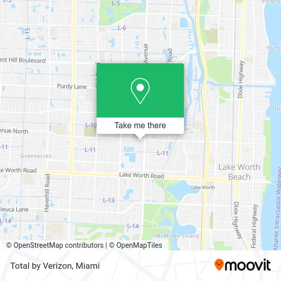 Total by Verizon map