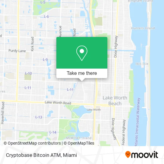 Cryptobase Bitcoin ATM map