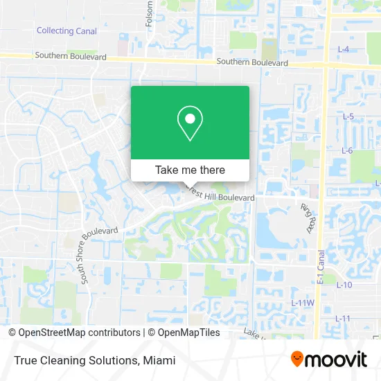 True Cleaning Solutions map