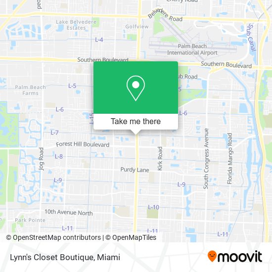 Mapa de Lynn's Closet Boutique