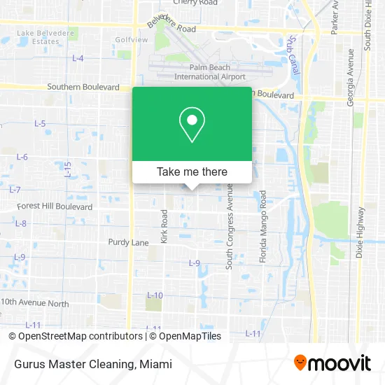 Gurus Master Cleaning map