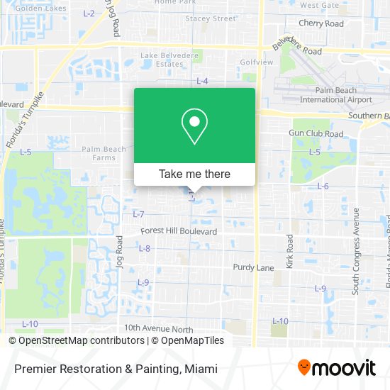 Premier Restoration & Painting map