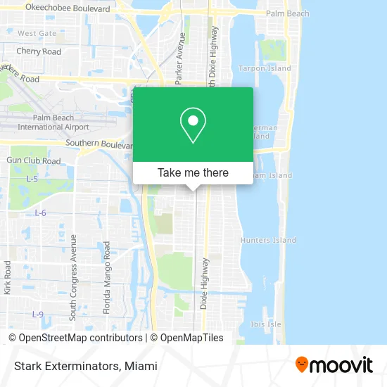 Stark Exterminators map