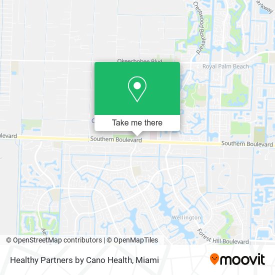 Healthy Partners by Cano Health map