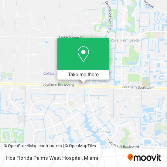 Mapa de Hca Florida Palms West Hospital