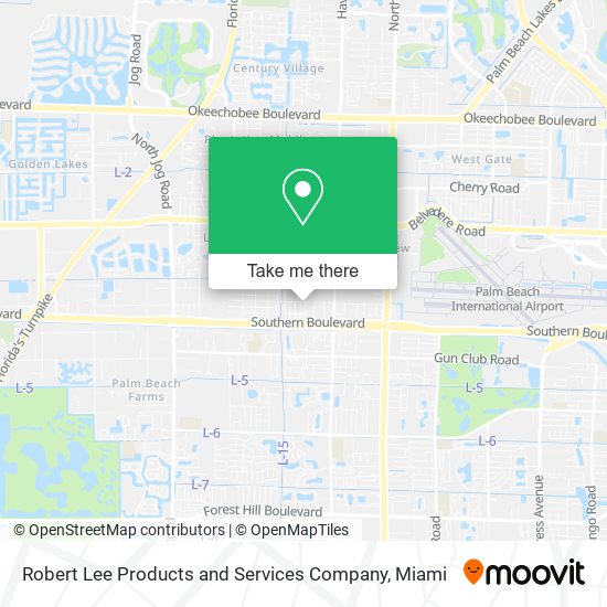 Mapa de Robert Lee Products and Services Company