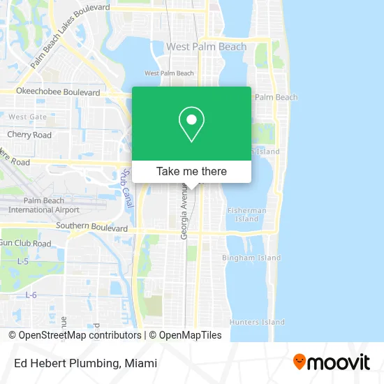 Ed Hebert Plumbing map