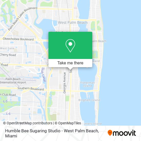 Mapa de Humble Bee Sugaring Studio - West Palm Beach