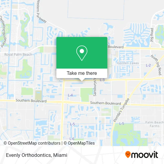 Evenly Orthodontics map