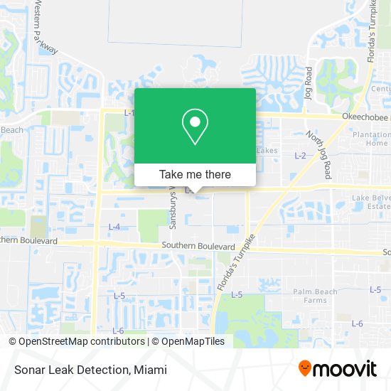 Sonar Leak Detection map