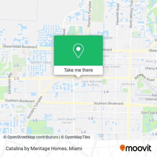 Catalina by Meritage Homes map