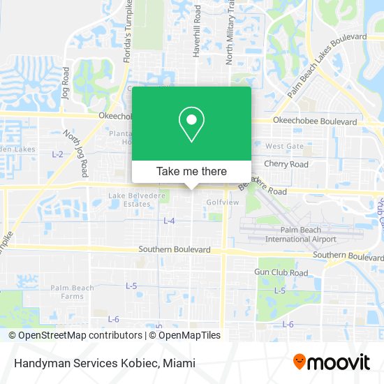 Mapa de Handyman Services Kobiec
