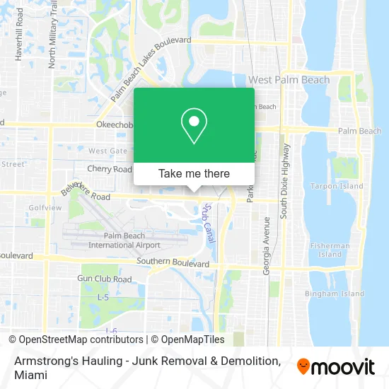 Armstrong's Hauling - Junk Removal & Demolition map