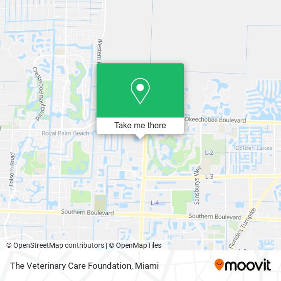 The Veterinary Care Foundation map