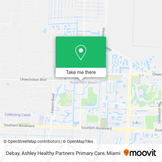 Mapa de Debay, Ashley Healthy Partners Primary Care