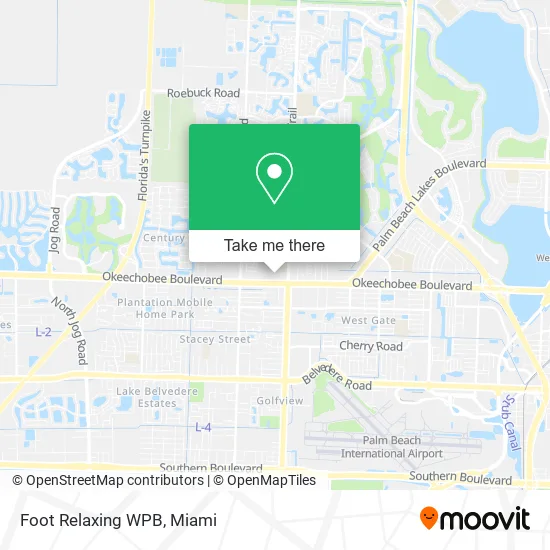 Foot Relaxing WPB map