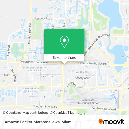 Mapa de Amazon Locker-Marshmallows