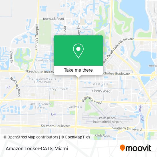 Amazon Locker-CATS map