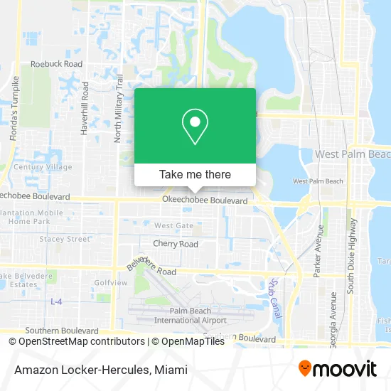 Amazon Locker-Hercules map
