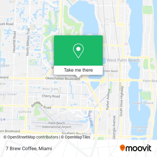 7 Brew Coffee map