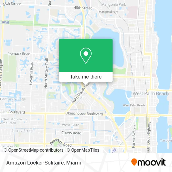 Amazon Locker-Solitaire map