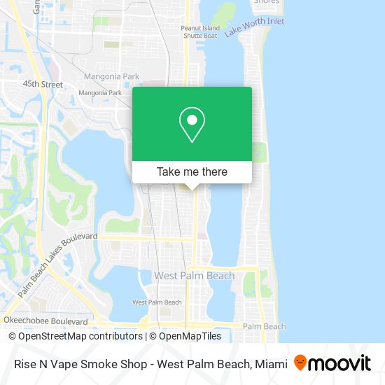 Mapa de Rise N Vape Smoke Shop - West Palm Beach