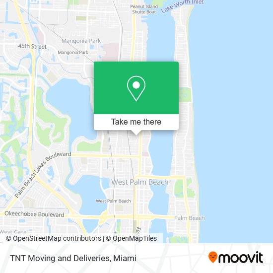 TNT Moving and Deliveries map