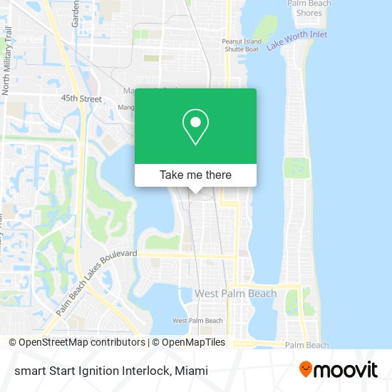 smart Start Ignition Interlock map