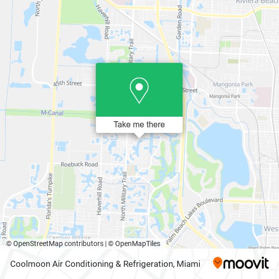 Coolmoon Air Conditioning & Refrigeration map