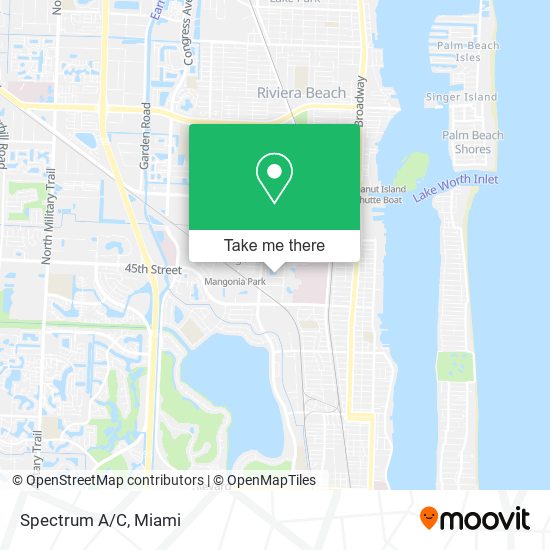 Spectrum A/C map