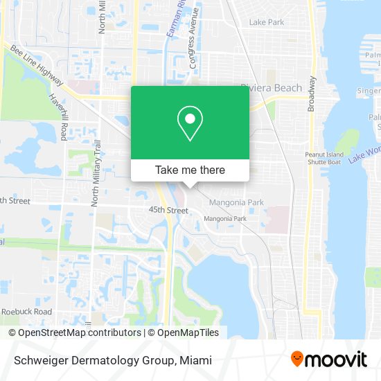 Schweiger Dermatology Group map