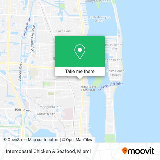 Intercoastal Chicken & Seafood map