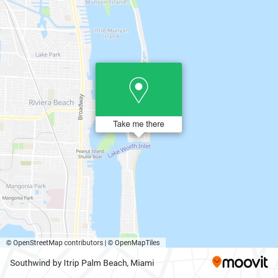 Southwind by Itrip Palm Beach map