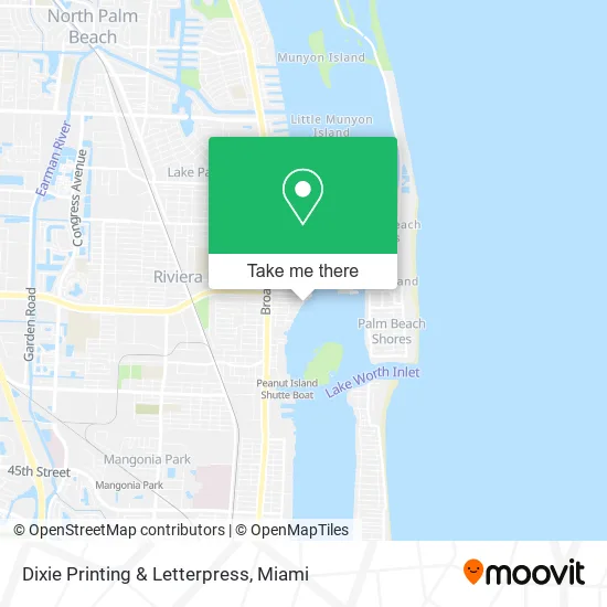 Dixie Printing & Letterpress map