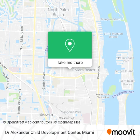 Dr Alexander Child Development Center map