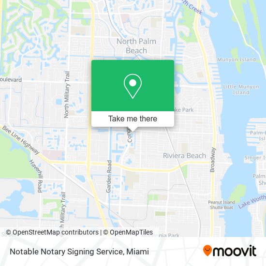 Notable Notary Signing Service map