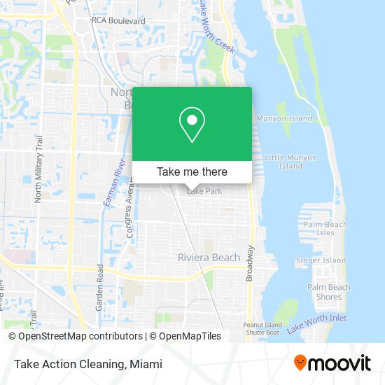 Take Action Cleaning map