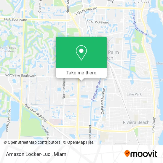 Mapa de Amazon Locker-Luci