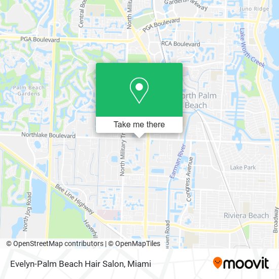 Evelyn-Palm Beach Hair Salon map