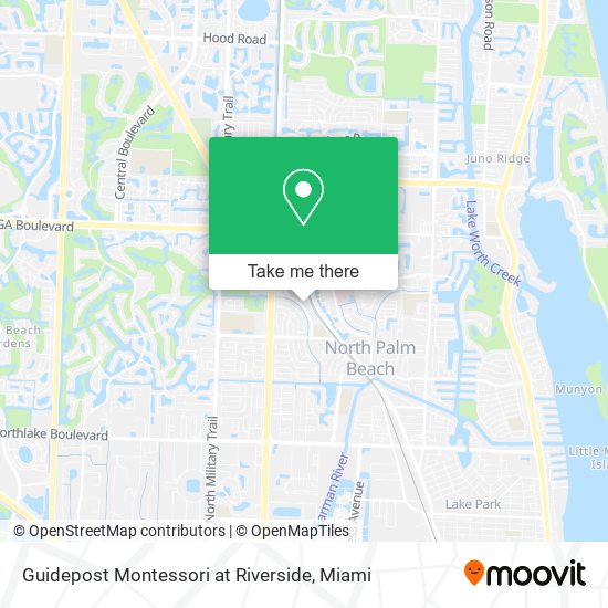 Mapa de Guidepost Montessori at Riverside