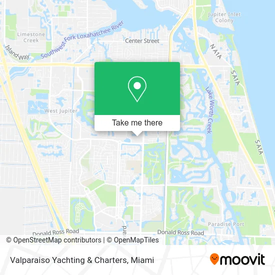 Valparaiso Yachting & Charters map