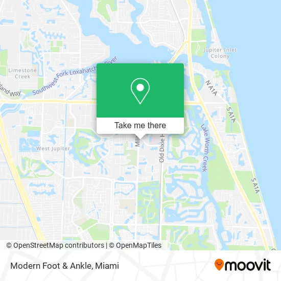 Modern Foot & Ankle map