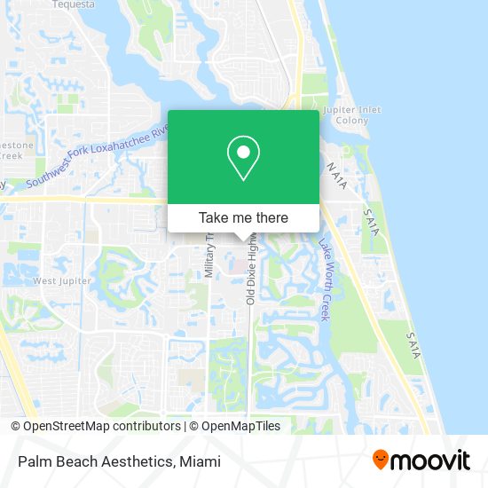 Mapa de Palm Beach Aesthetics