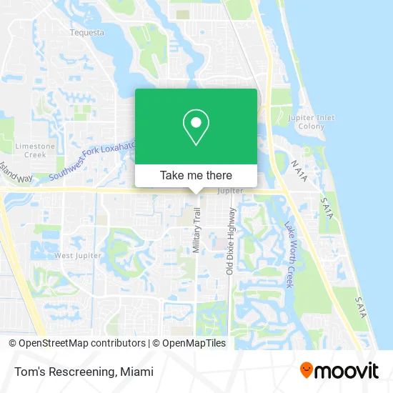 Tom's Rescreening map