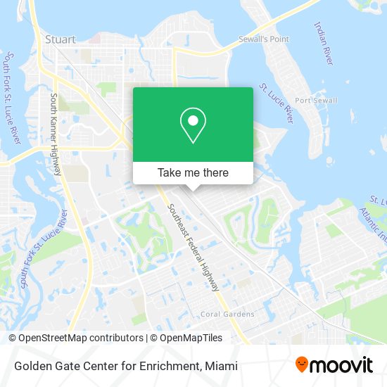 Mapa de Golden Gate Center for Enrichment
