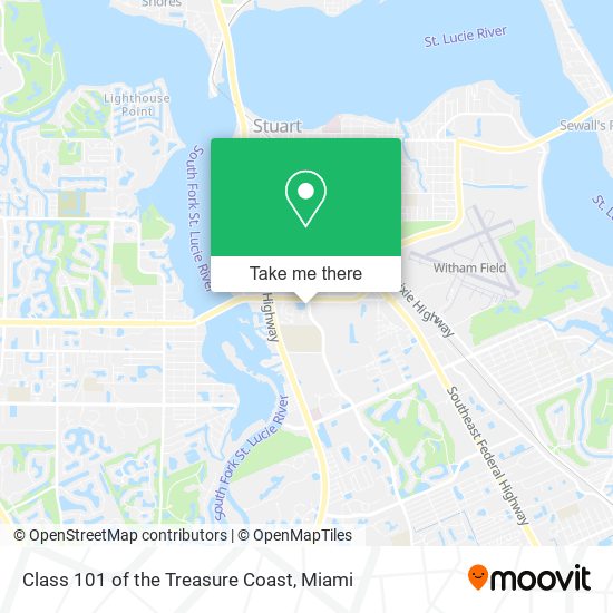 Class 101 of the Treasure Coast map