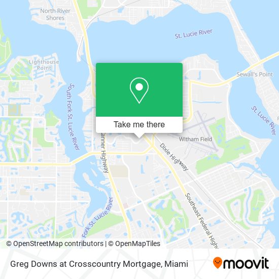 Mapa de Greg Downs at Crosscountry Mortgage